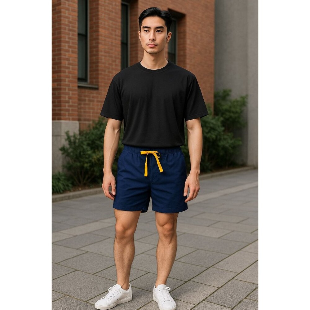 SOVEREIGN Code Los Angeles Men Blue Shorts MEDIUM